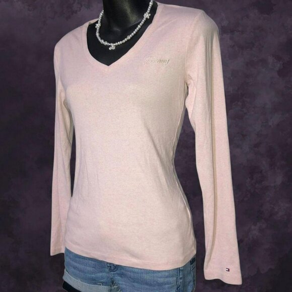 Tommy Baby Pink V-Neck - Picture 2 of 6